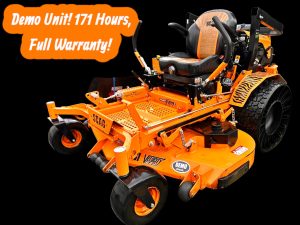 Scag Turf Tiger II 61 INCH MOWER WITH TWEELS demo model
